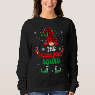 Preschool ELF Squad  Christmas ELF Teacher Kids Gr Sweatshirt