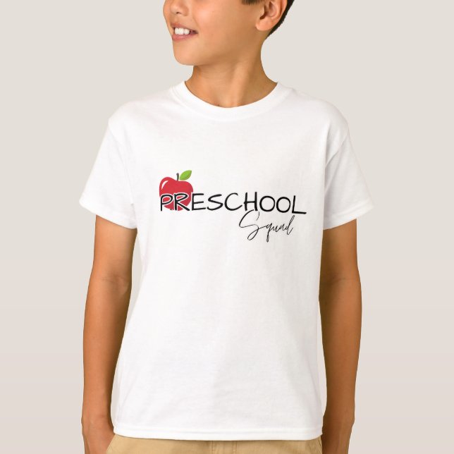 Preschool GRADE Squad teacher school kids T-Shirt (Front)