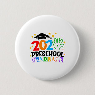 Preschool Graduate 2025 Graduation Cl Of 2025 Kids Button