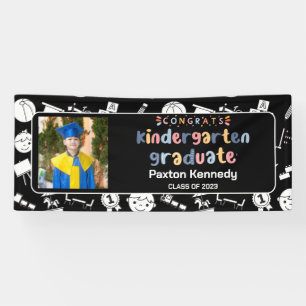 Preschool Graduate Kindergarden Graduation Photo Banner