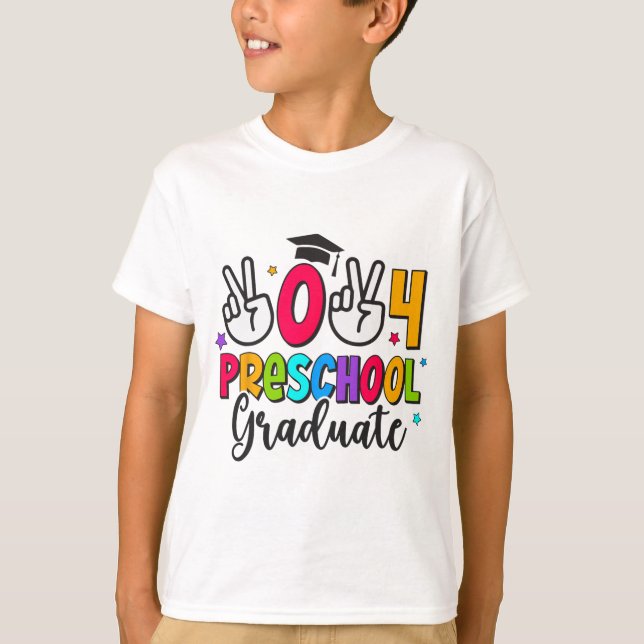 Preschool Graduate Last Day Of School Graduation 2 T-Shirt (Front)