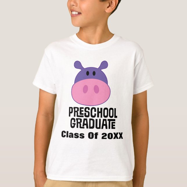 Preschool Graduate Personalized Graduation T-Shirt (Front)