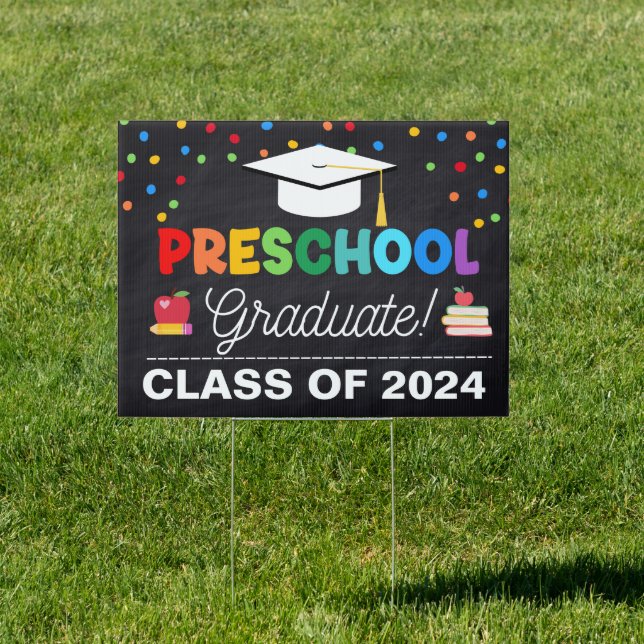 Preschool Graduate Yard Sign (Insitu)