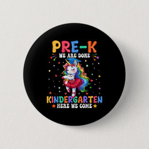 Preschool Graduation 2025 Pre-k Graduate Girls Uni Button