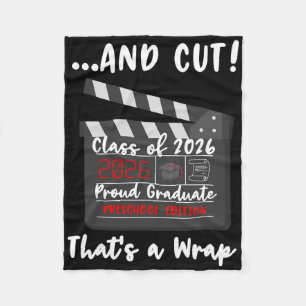 Preschool Graduation 2026 Last Day End Of School F Fleece Blanket
