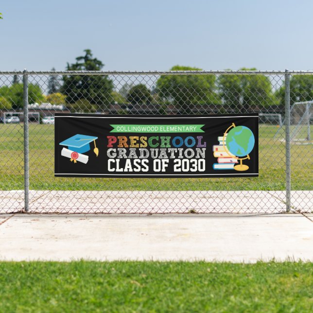 Preschool Graduation Ceremony or Party Banner (Insitu)