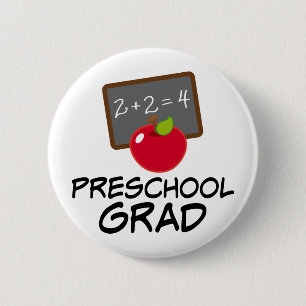 Preschool Graduation Gift Button