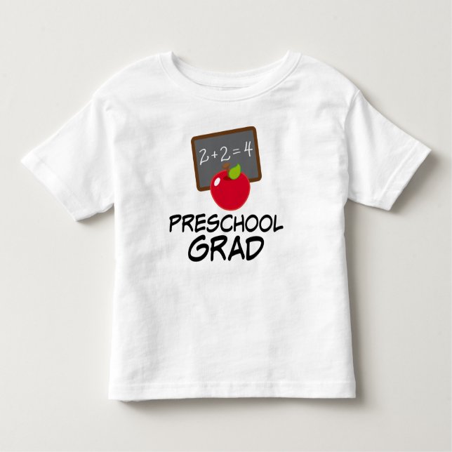 Preschool Graduation Gift Tee Shirt (Front)