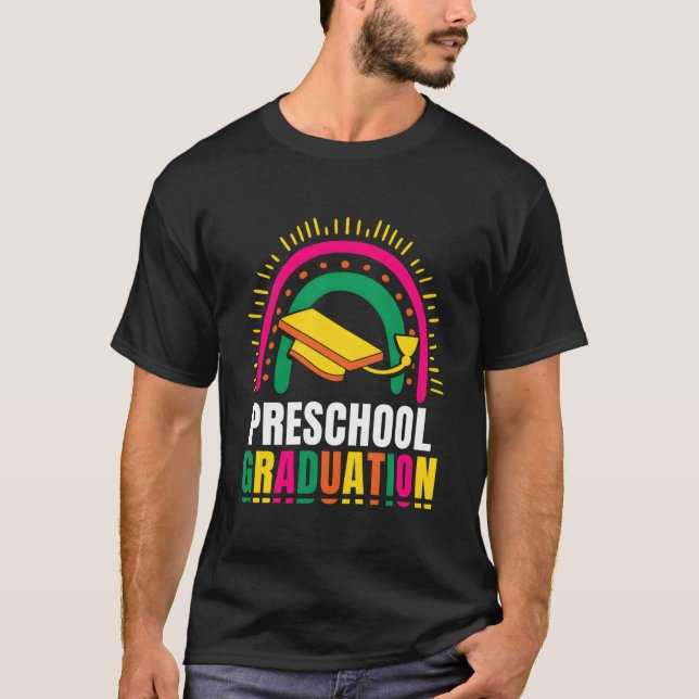 Preschool Graduation Graduate Pre School Graduates T-Shirt (Front)