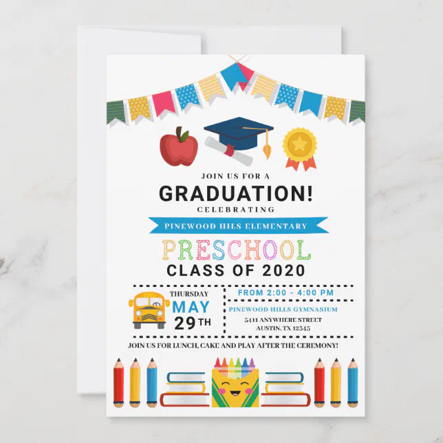 Systematic Preschool Graduation Invitation Letter To Parents Review: Everything Included inside Preschool Graduation Invitation Letter To Parents