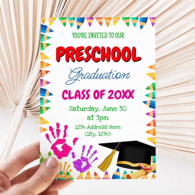 Preschool Graduation Invitation (Creator Uploaded)