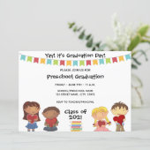 Preschool Graduation Invitation (Standing Front)