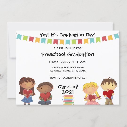 Preschool Graduation Invitation | Zazzle.com