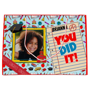 Preschool/Kindergarten Graduation Photo Gift Bag