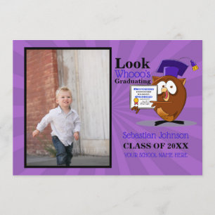 Preschool Kindergarten Photo Announcement