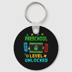 Preschool Level Unlocked Ck To School Pixel Art Ga Keychain