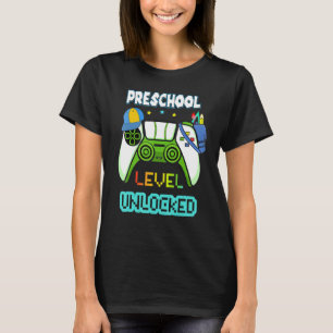 Preschool Level Unlocked Gamer Back To School Gami T-Shirt