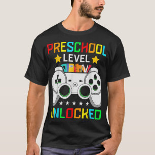 Preschool Level Unlocked Video Game Back to School T-Shirt