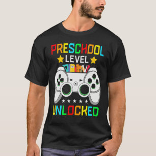 Preschool Level Unlocked Video Game Back To School T-Shirt