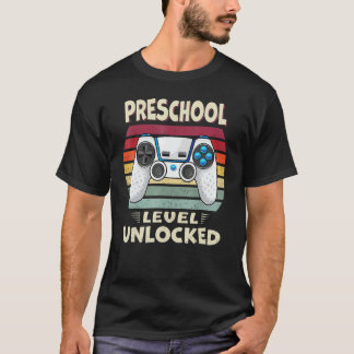 Preschool Level Unlocked Video Game Back To School T-Shirt