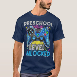 Preschool Level Unlocked Video Games Kids Back To T-Shirt