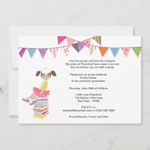 Preschool or Kindergarten Invitations