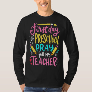 Preschool Pre K First Day Of School Back To School T-Shirt