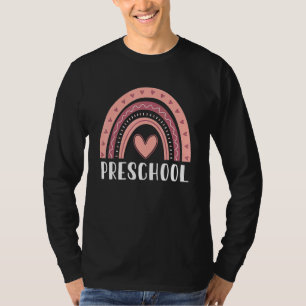 Preschool Rainbow Team Hello Preschool Rocks Squad T-Shirt