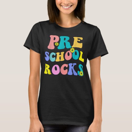 Preschool Rocks First Day Back to School Teacher S T_Shirt