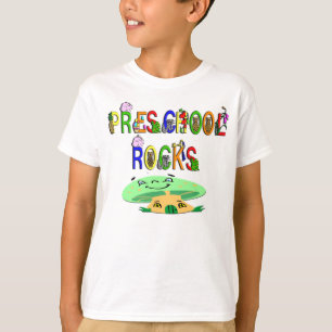 Preschool Rocks Mushroom T-Shirt