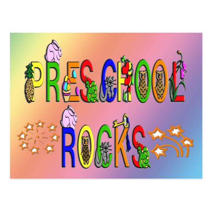 Preschool Rocks   Stars Post Cards