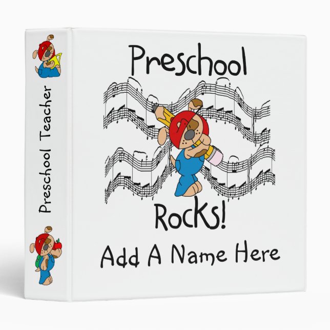 Preschool Rocks Teacher Binder (Front/Spine)