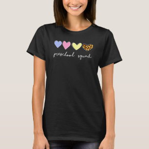 Preschool Squad Teacher Back To School Daycare App T-Shirt