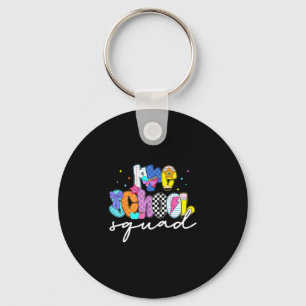 Preschool squad teacher student kids pre-k back to keychain