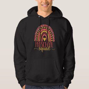 Preschool Squad Team Teacher Girls Boys Back To Sc Hoodie
