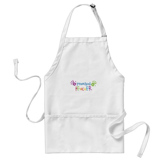 Preschool Teacher Adult Apron (Front)