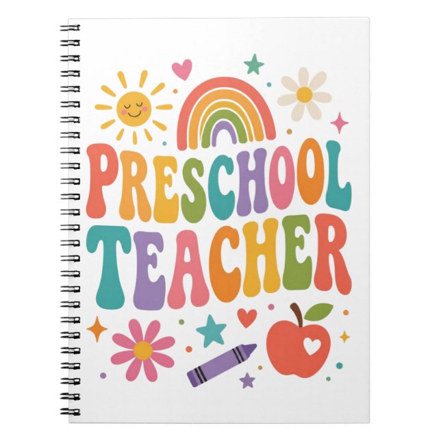 Preschool Teacher Appreciation Notebook (Front)