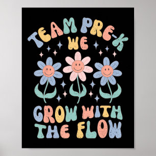 Preschool Teacher Appreciation Team Pre-k Grow Wit Poster