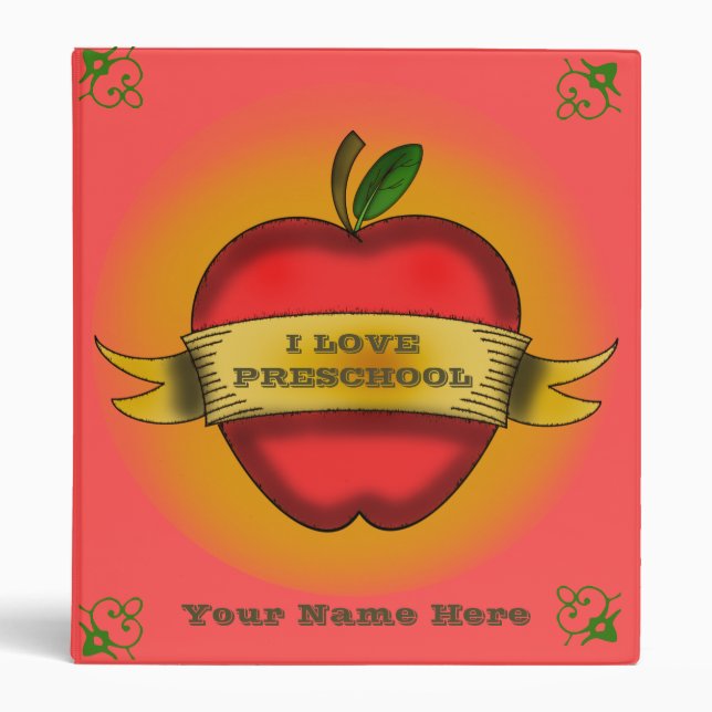 Preschool Teacher Binder (Front)