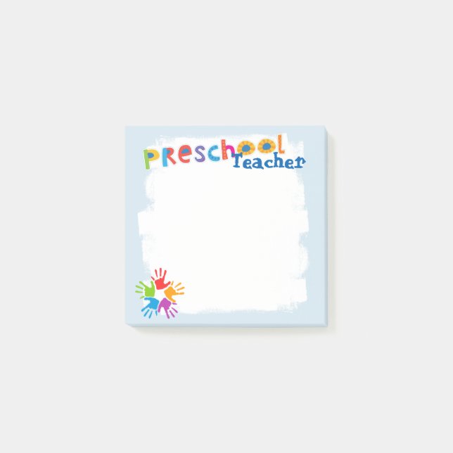 Preschool Teacher Notes (Front)