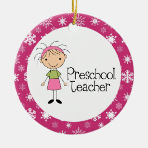 Preschool Teacher Ornament