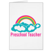 Preschool Teacher Rainbow Cloud (Front)