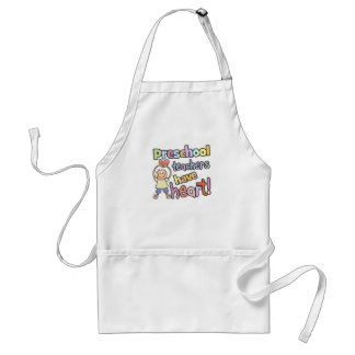 Preschool Teachers Have Heart Adult Apron
