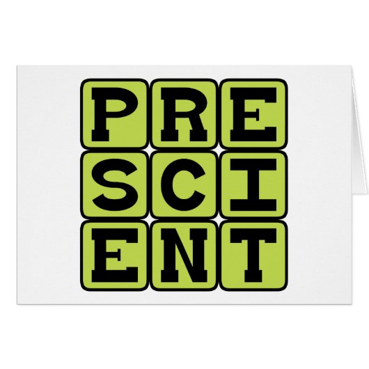 Prescient, Foreknowledge Cards (Front Horizontal)