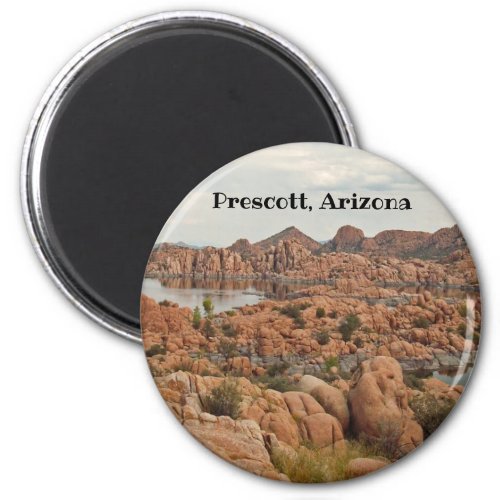 Prescott Arizona Red Rock Lake Photo Landscape Magnet