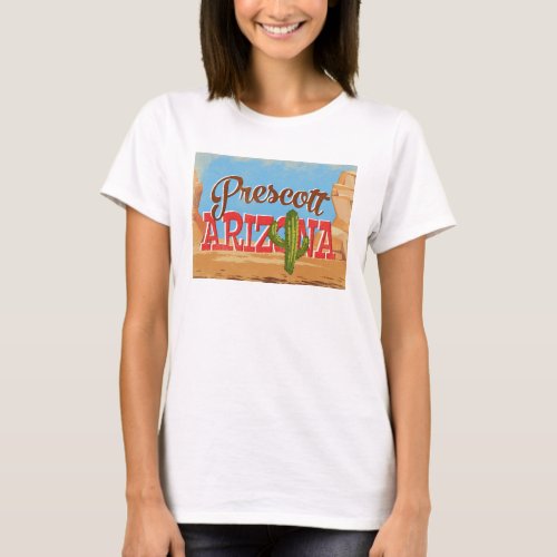 Prescott Arizona Vintage Travel T_Shirt