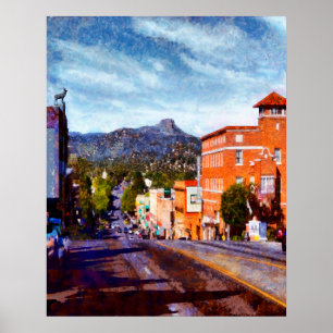 "Prescott AZ Landmark" Poster