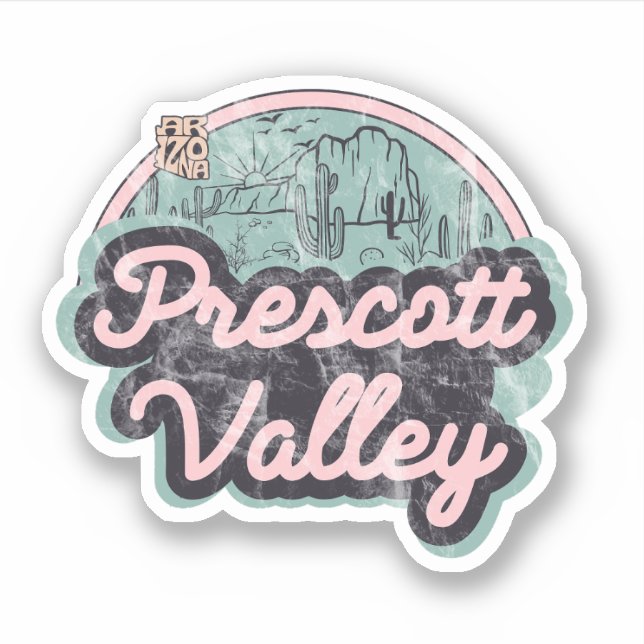 Prescott Valley, Arizona  Sticker (Front)