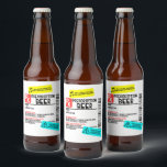 Prescription Beer Warning Label Funny Personalized<br><div class="desc">This design may be personalized in the area provided by changing the photo and/or text. Or it can be customized by clicking Personalize this Template and then choosing the click to customize further option and delete or change the color of the background, add text, change the text color or style,...</div>