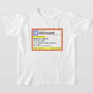 Prescription Chocolate Personalized T-Shirt